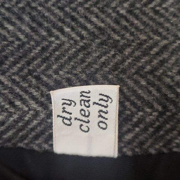 PENDLETON Retro Y2K 90's Business Office Wool Vintage Herringbone Blazer -Womens - Picture 9 of 10